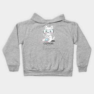 Cation cat Kids Hoodie